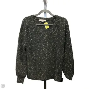 ReinforcedStitching LightweightFabric Sweater By Loft In Grey, Size: M