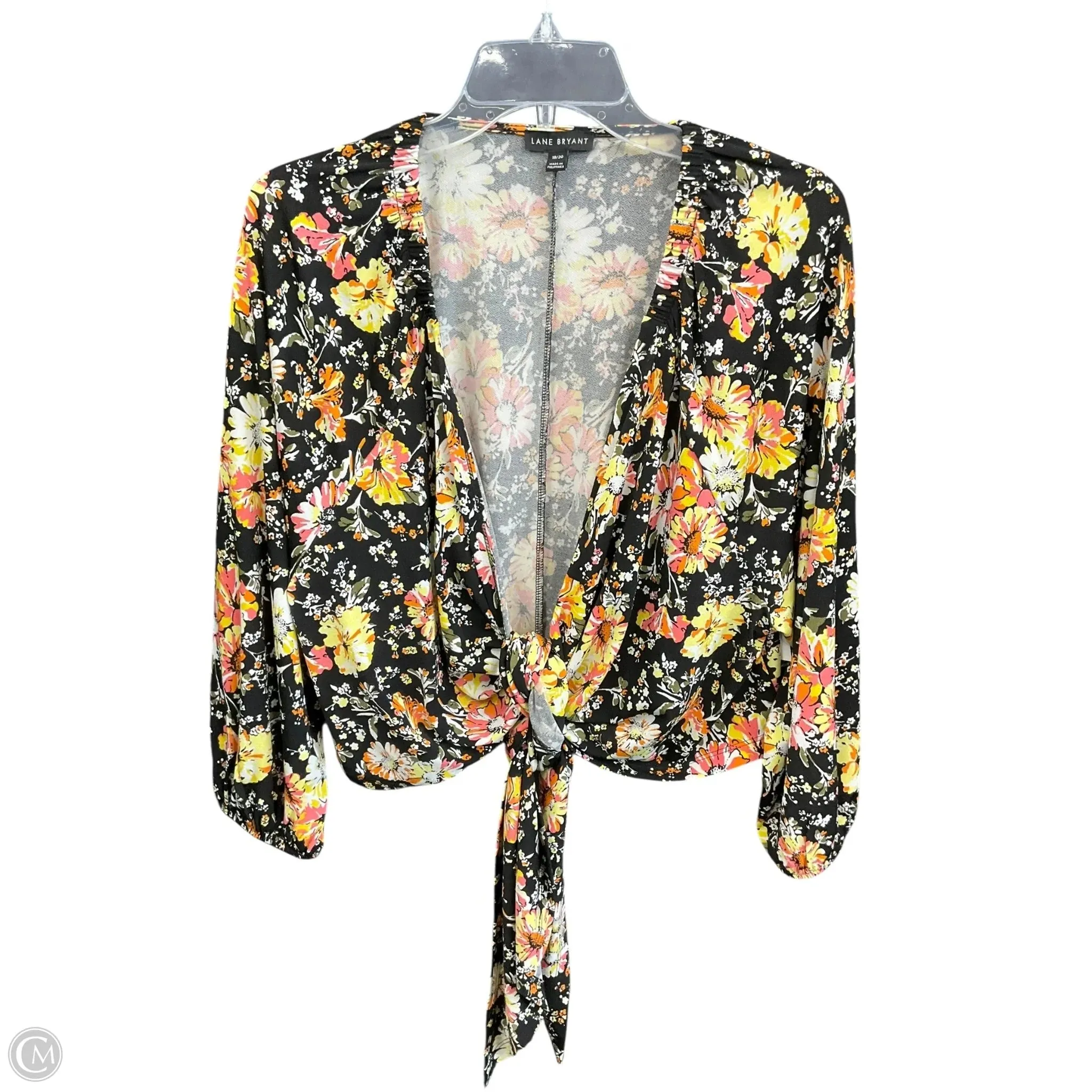 Travel-Style Pants Set 2pc By Lane Bryant In Floral Print, Size: 20