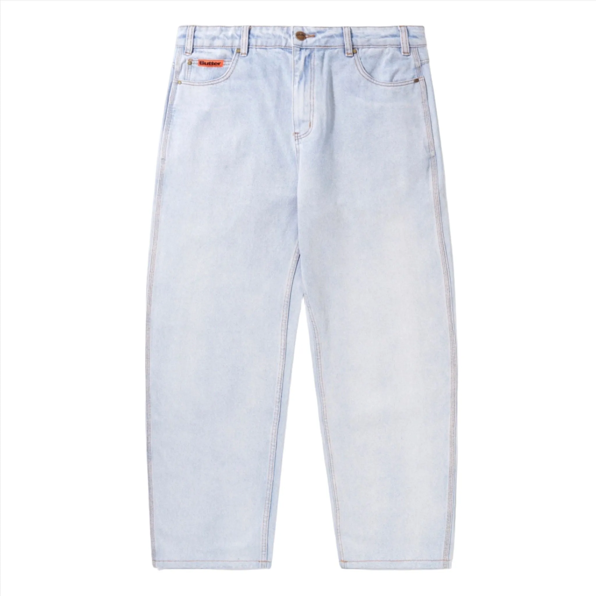 Butter Goods Baggy Denim Jeans Light Blue Casual