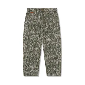 Intricate Detailing Breathable Design Butter Goods Bark Camo Denim Jeans Army