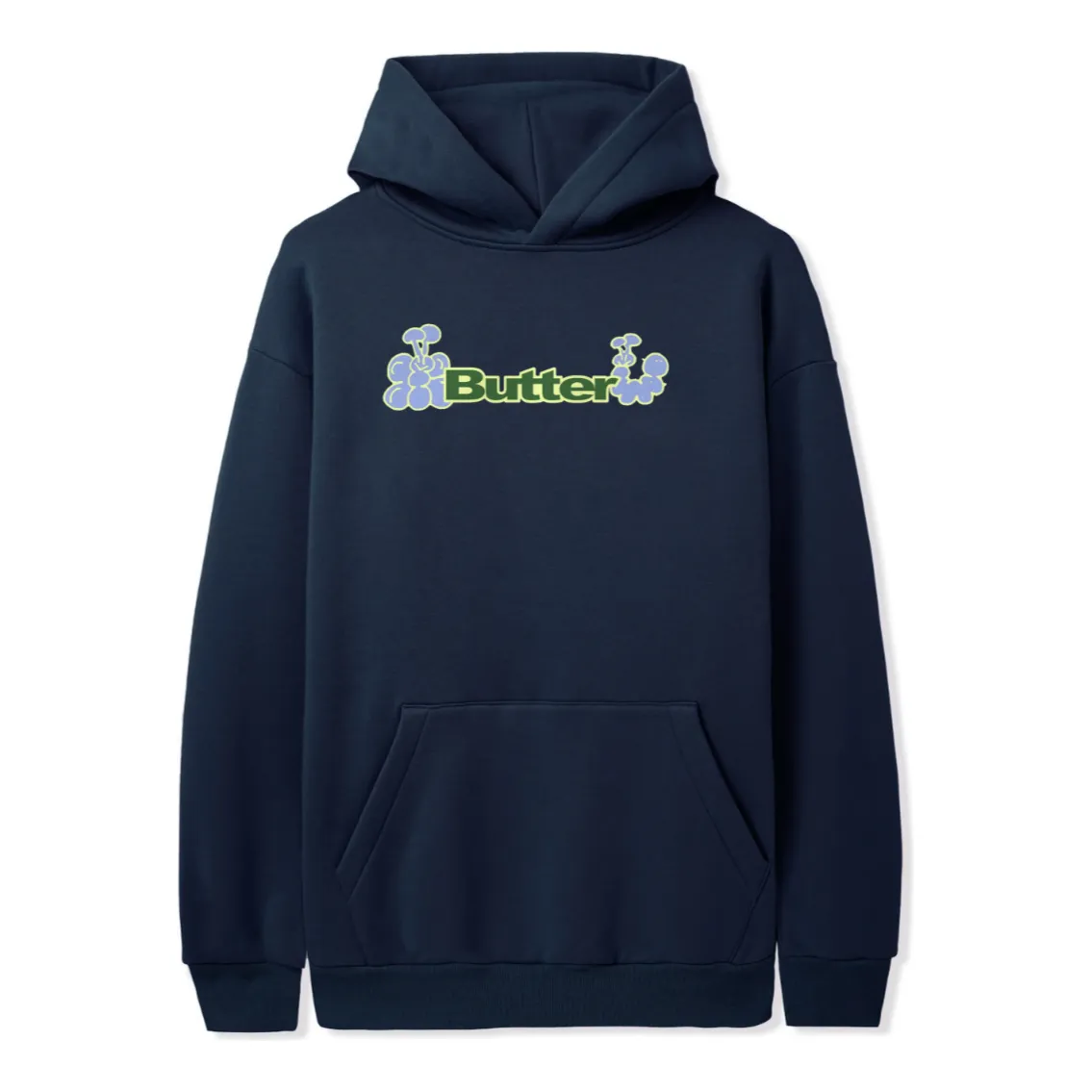 Butter Goods Bugs Logo Pullover Hoodie Weave Minimalist