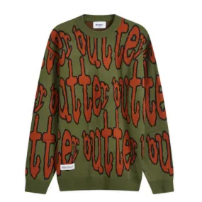 Butter Goods Frenzy Knit Sweater Fatigue anti - static Fluid movement