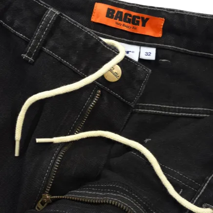 Butter Goods Scribble Denim Washed Black Graceful Style