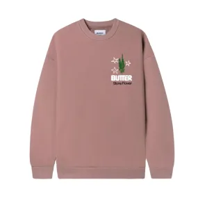 Water Repellent Hem Style Butter Goods Stone Flower Crewneck