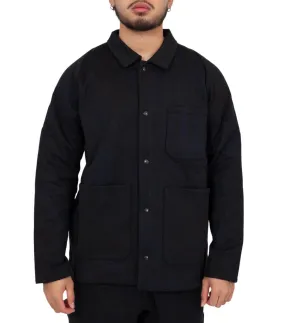 Pearl Tone Brunch Fit BYBORRE Studio Jacket Black Blue
