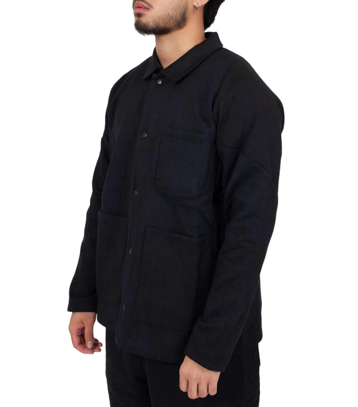 Comfort waistband BYBORRE Studio Jacket Black Blue