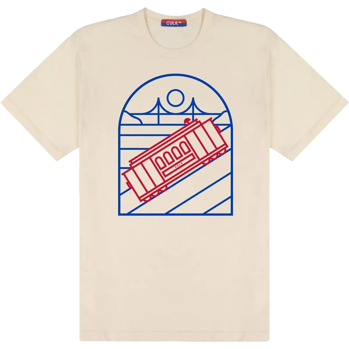 Soft Flow Handmade Glow Cable Car Unisex Tee