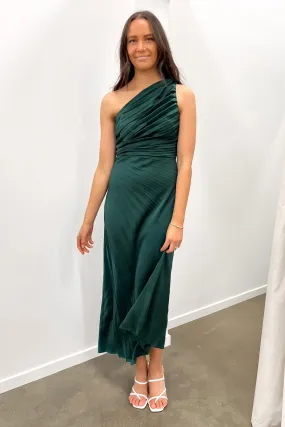 Caralee Midi Dress Emerald Work Pairing