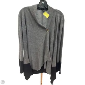 Cardigan By Ab Studio In Grey, Size: Xl Aura Core Smart Glow
