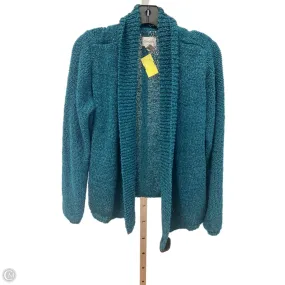 Cardigan By Chicos In Teal, Size: Xs Wave Core