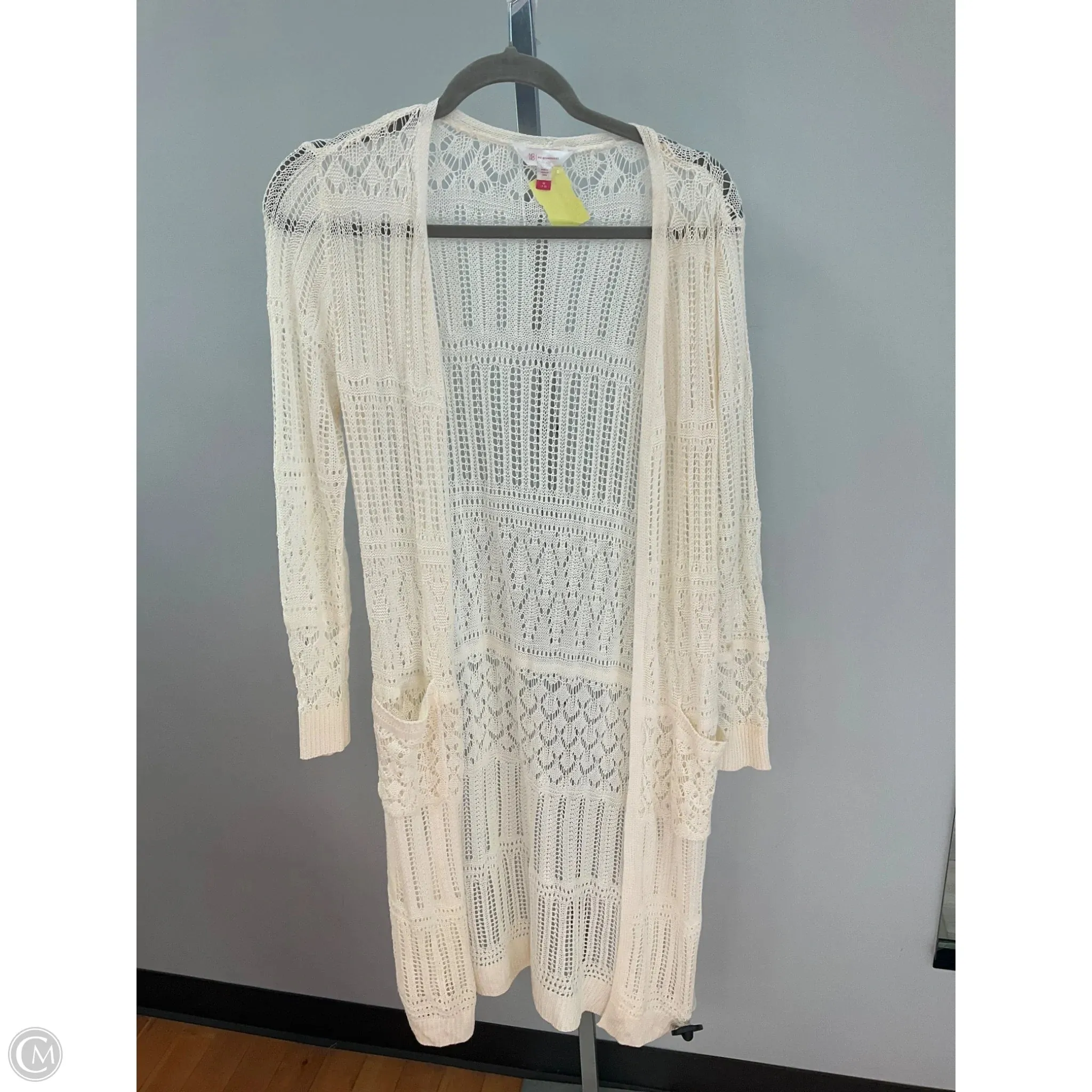 Country Core Cardigan By No Boundaries In Cream, Size: M