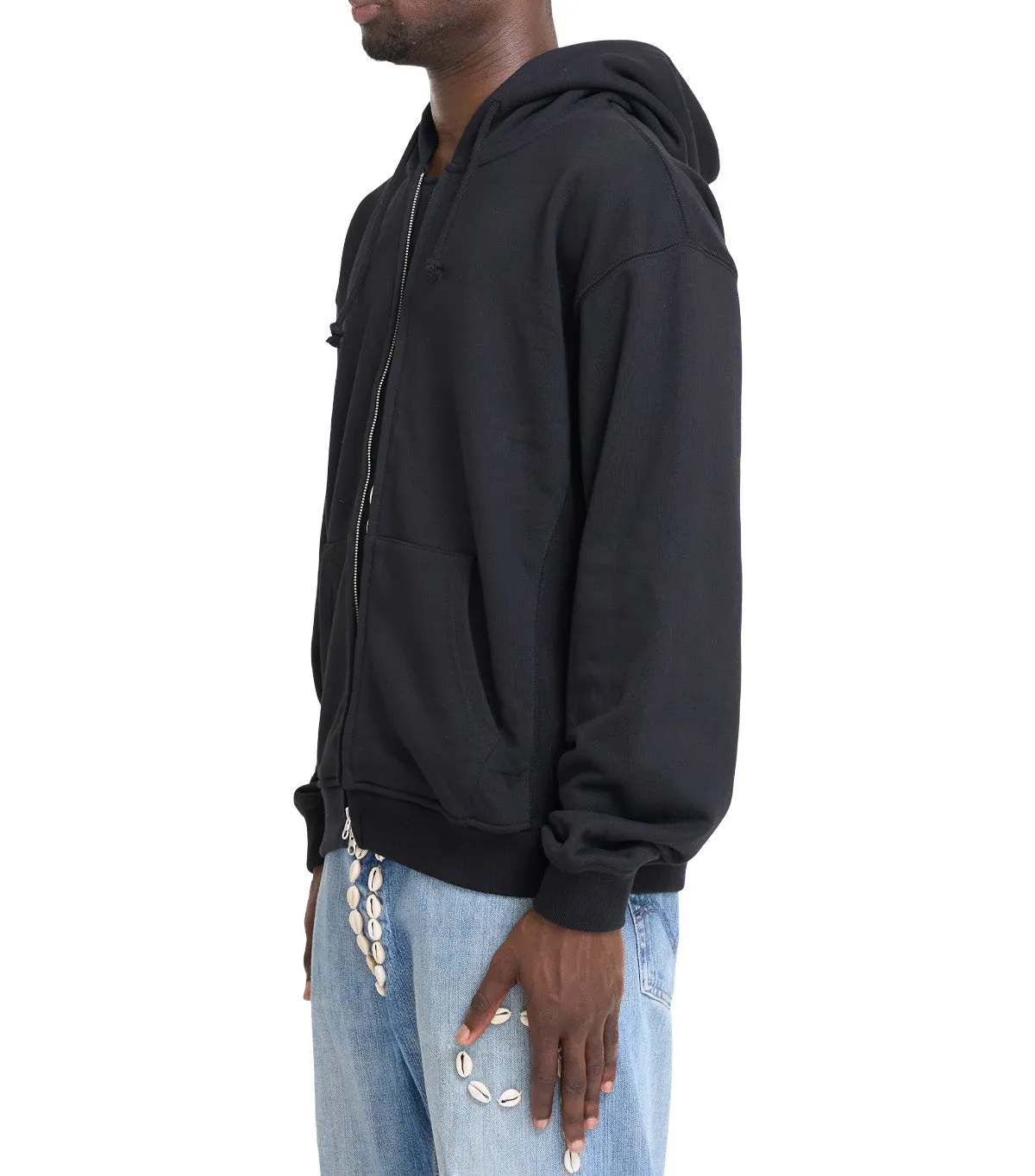 Sport Ease Carpet Company Fake Zip Hoodie Black