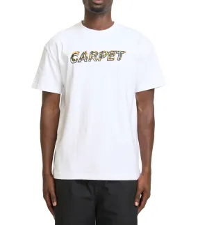 Teacher Chic Carpet Company Misprint Cheetah T-Shirt White