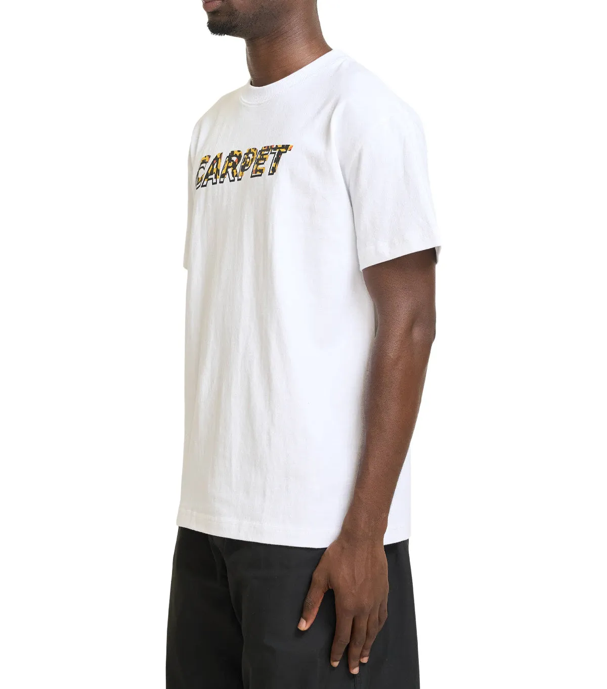 Carpet Company Misprint Cheetah T-Shirt White WaterRepellent Ventilation Panels