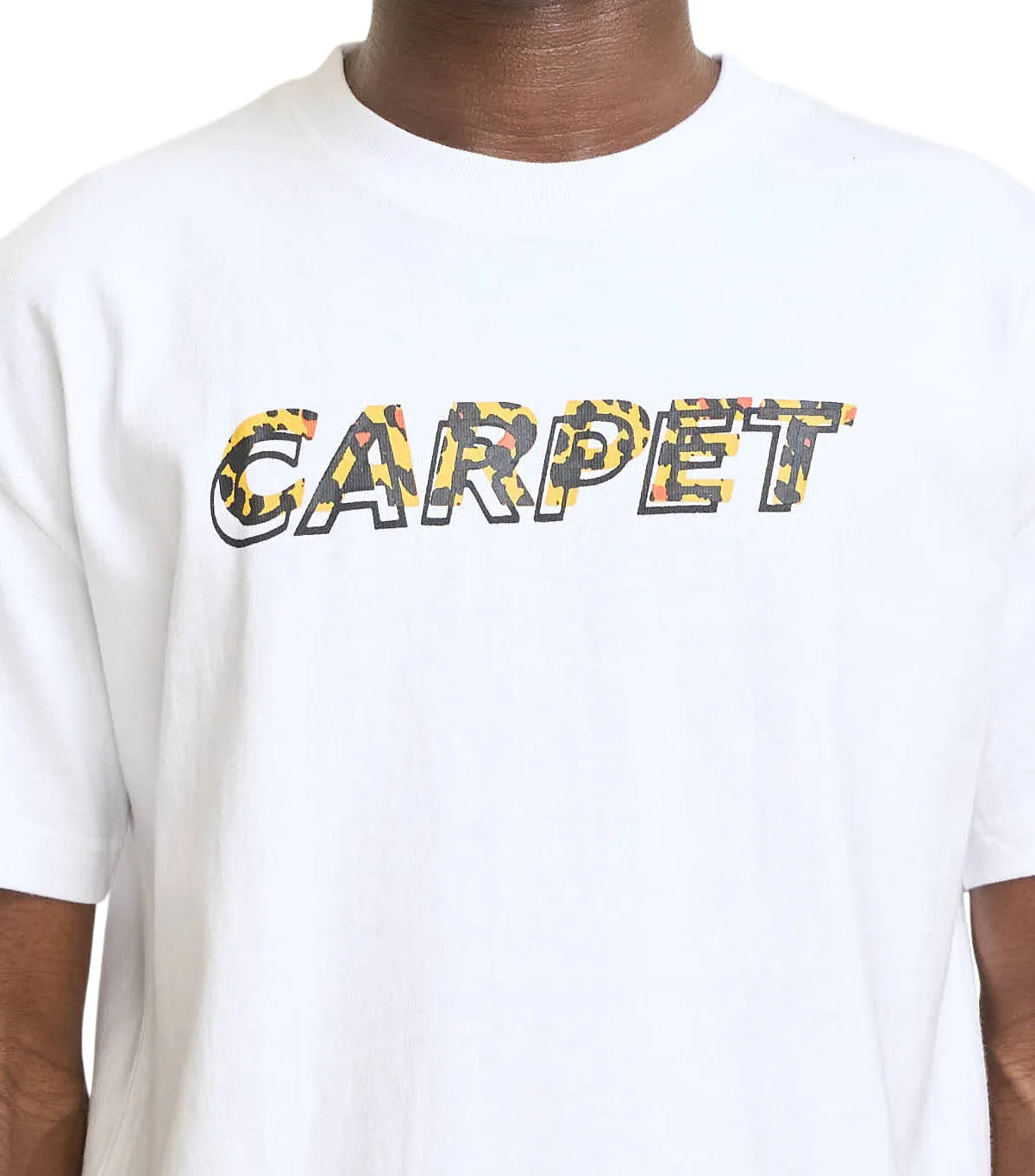 WaterRepellent Surface Carpet Company Misprint Cheetah T-Shirt White
