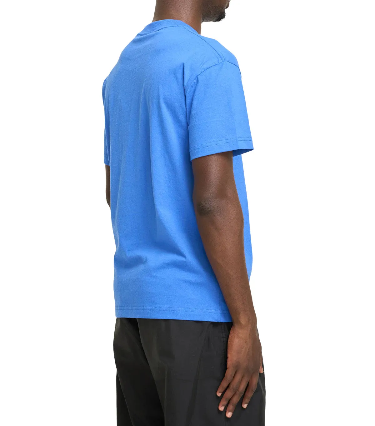 Busy Glow Net Fit Carpet Company Smile T-Shirt Blue