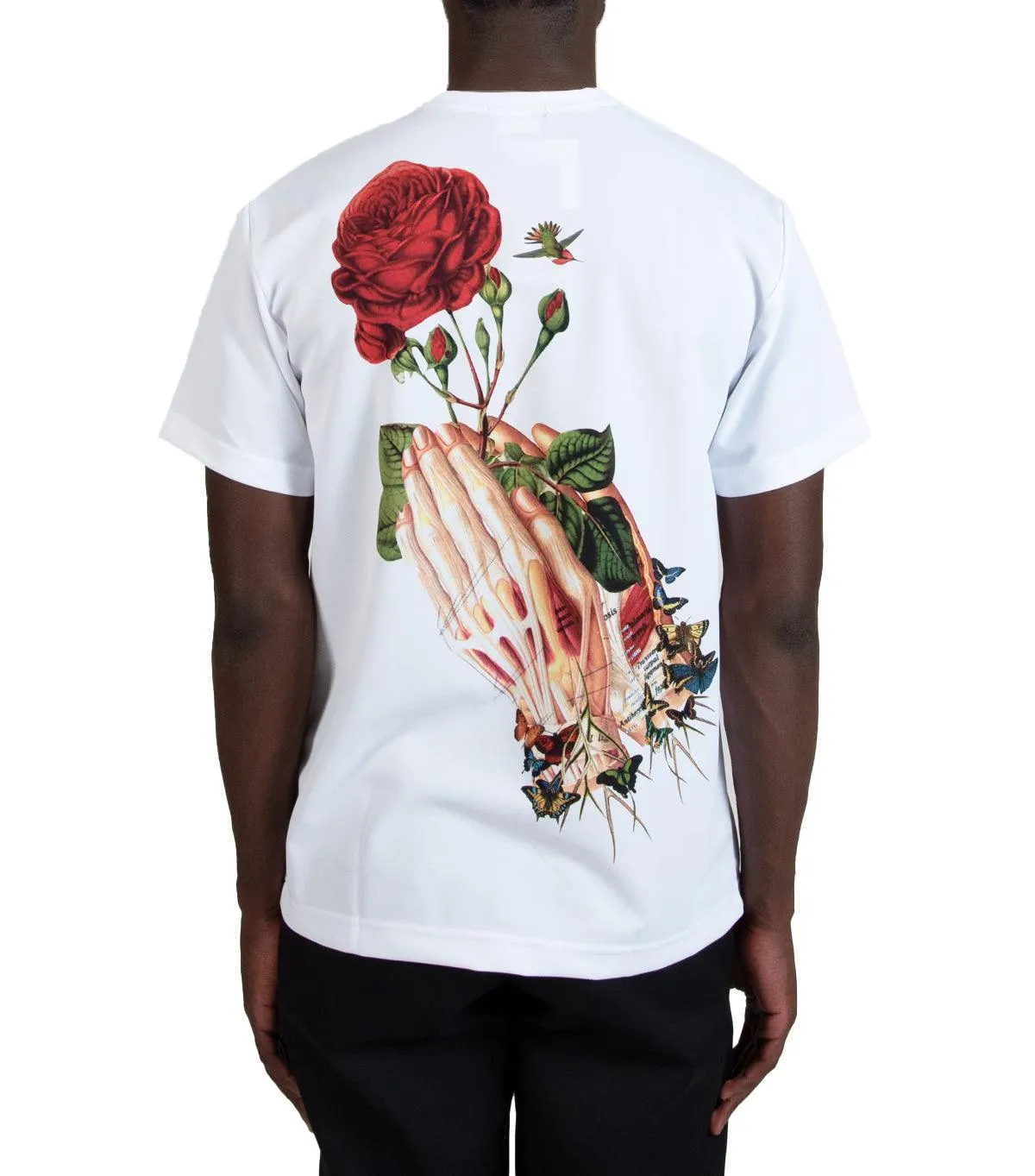 Permanent Crease CdG Homme Plus Praying Hands T-Shirt White