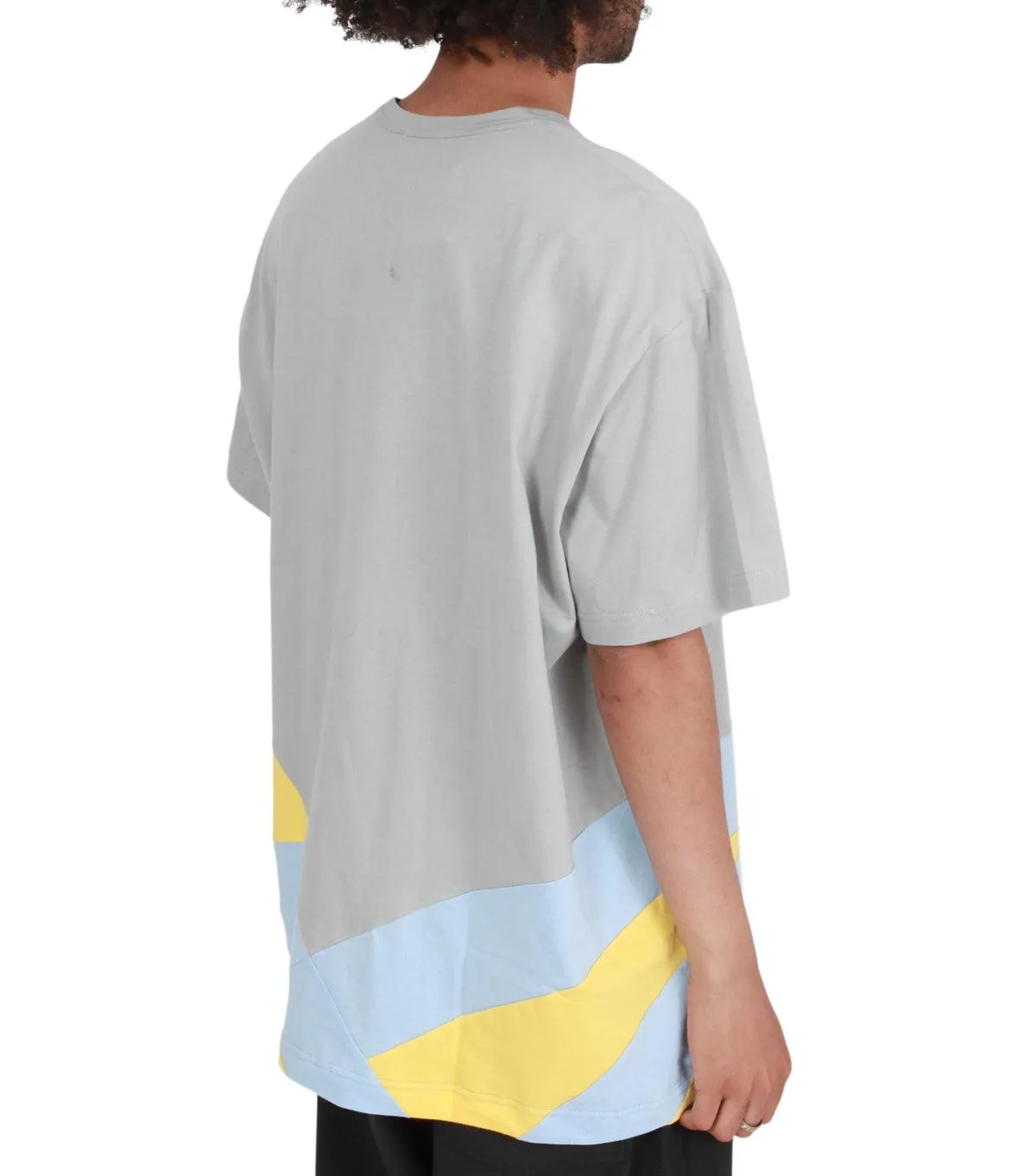 CdG Homme Plus T-Shirt Grey Multi NonRestrictive Cut TemperatureControlTechnology