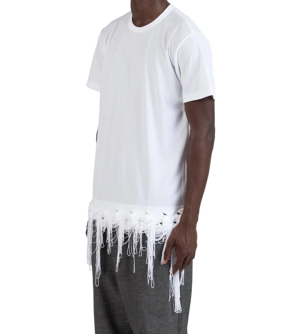 FlexibleCollar CdG Homme Plus T-Shirt White