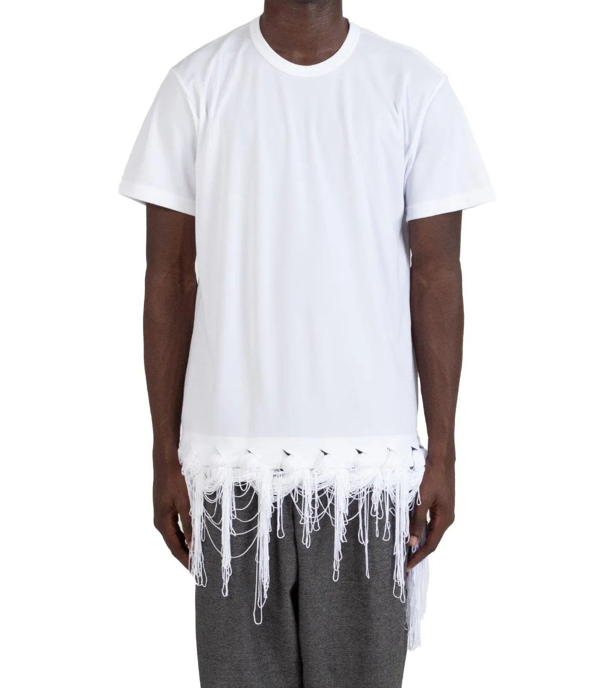 CdG Homme Plus T-Shirt White CompactPackableDesign
