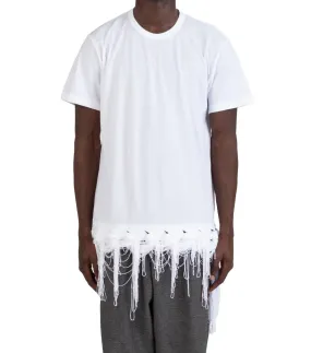 CdG Homme Plus T-Shirt White CompactPackableDesign