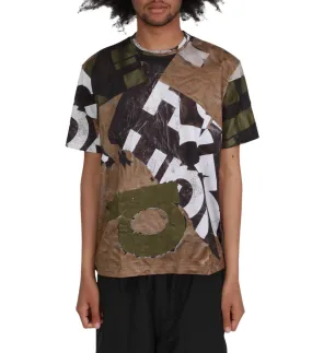 Evening Chic CdG Homme T-Shirt Tan Multi