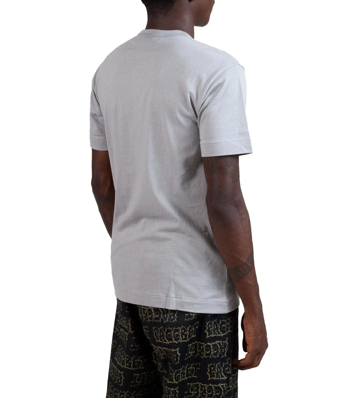 Street Glow CdG PLAY Small Red Heart T-Shirt Grey