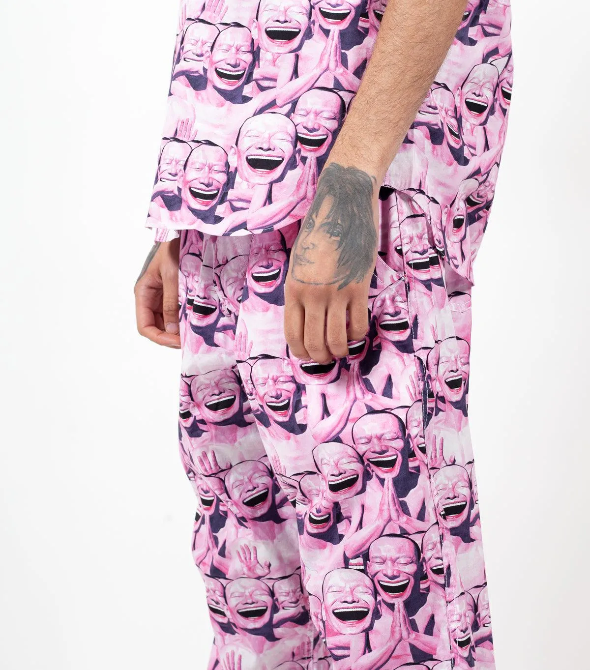 CdG SHIRT Graphic Pants Pink Elegant Glow
