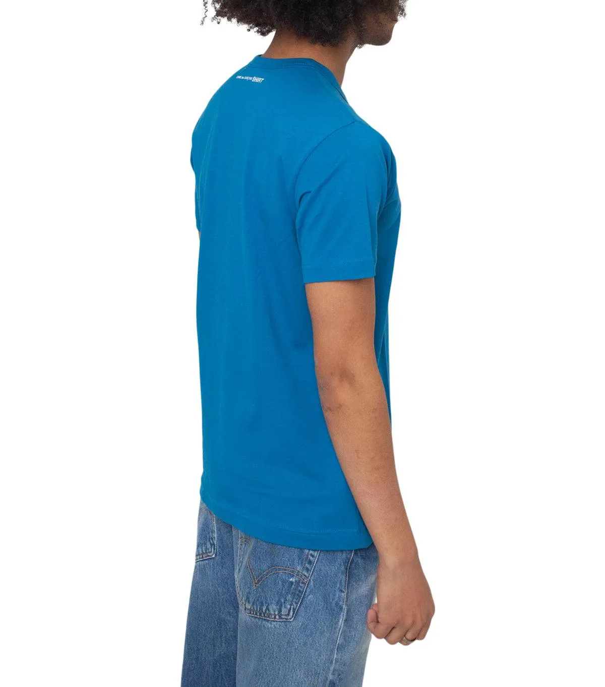 Minimal Mood CdG SHIRT Rear Logo T-Shirt Blue