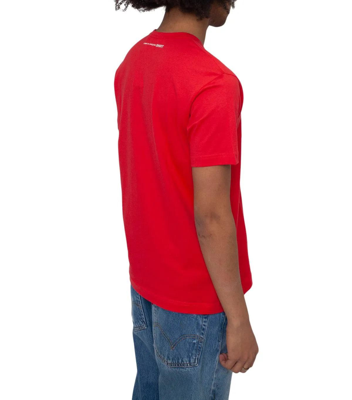 Legend Fit CdG SHIRT Rear Logo T-Shirt Red