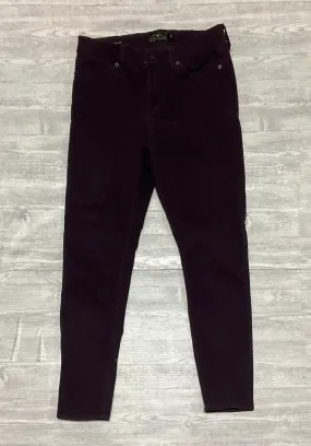 Stretch Fit Wear Pants Other By Lucky Brand In Purple, Size: 8