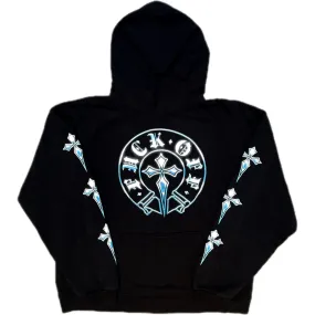 Buttery Soft Handfeel Subtle Texture Chrome Hoodie