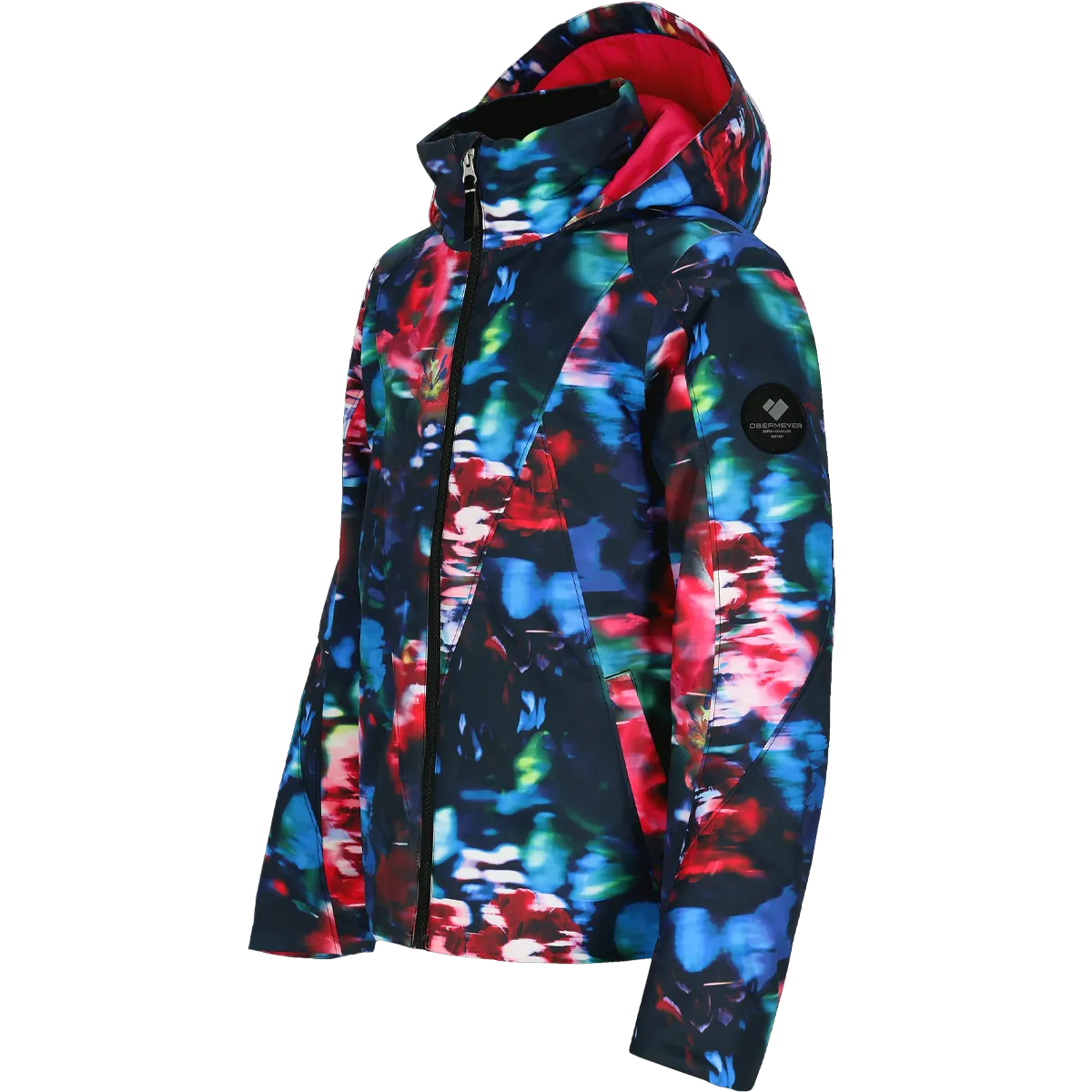 Youth Rylee Print Jacket Late Breeze WindproofInterior
