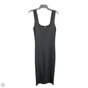 Daily Chic Lounge Vibe Dress Casual Midi By Aqua In Black, Size: L