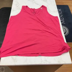 Microfiber Blended Fabric Tank Top By Torrid In Pink Pattern, Size: 4x