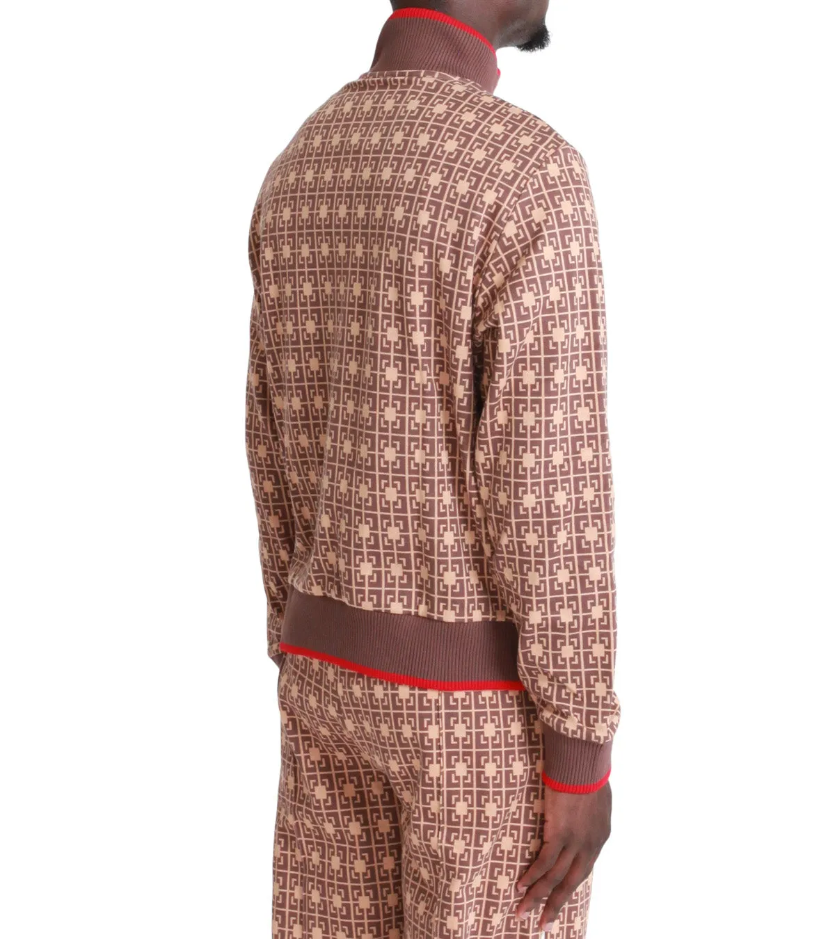 Wales Bonner Power Track Top Orange Brown ChafeResistant Seams StaticResistant