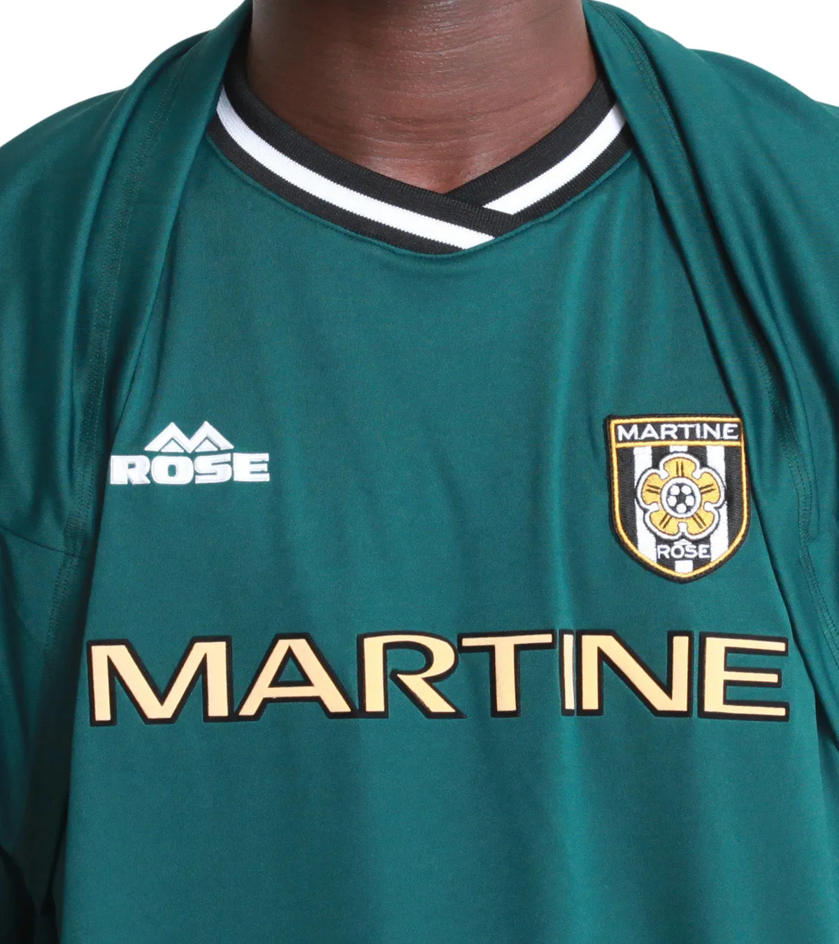 Martine Rose Celebration Football Top Green Street Sport ElasticFree