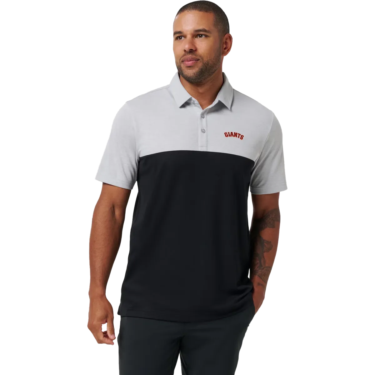 Men's Giants Home Run Leader Polo Recycled materials Photo Fit
