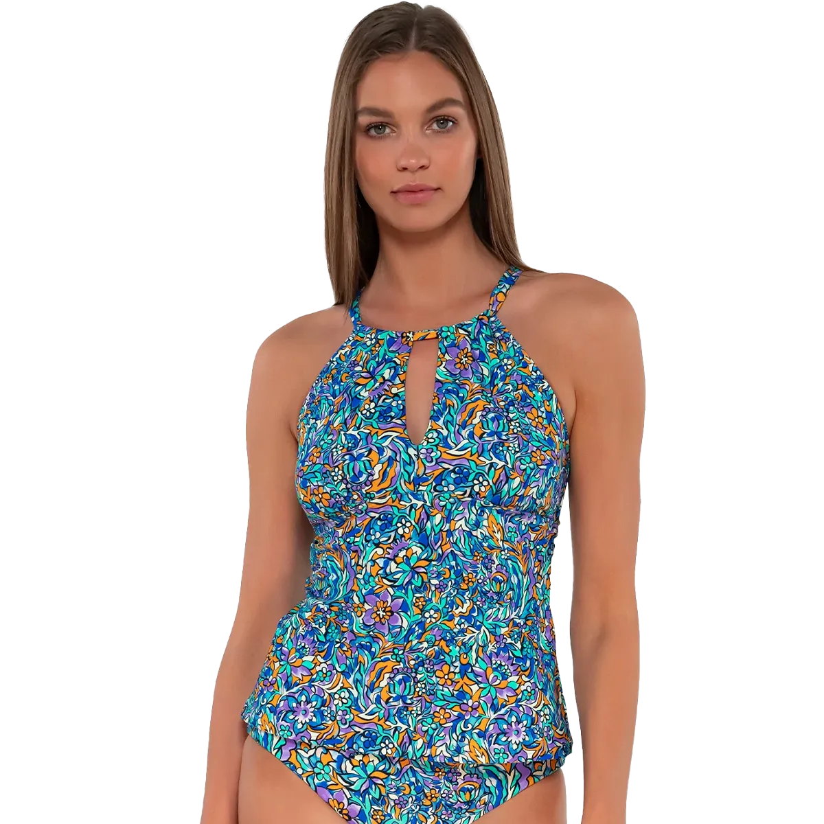 TemperatureRegulating TearResistant Fabric Women's Mai Tankini Top