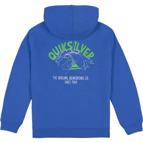 Youth Over the Wave Zip Hoodie - Little Kids Tagless Design Desk Style