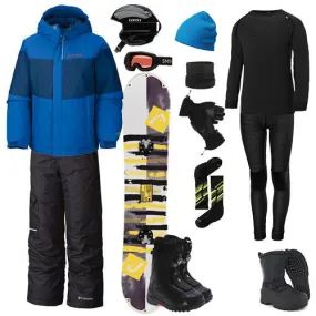 Columbia The Works Package w/ Pants - Boy's Snowboard AntiPillingCloth