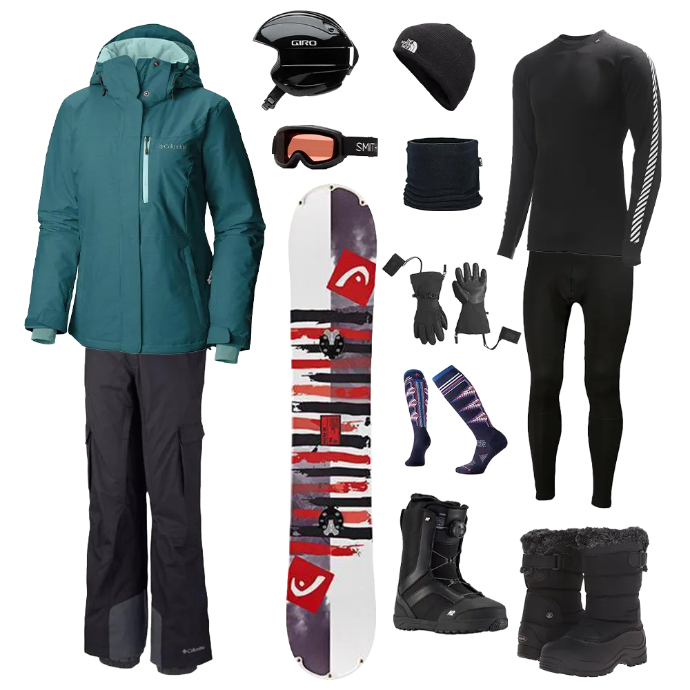 Columbia The Works Package - Women's Snowboard Fantasy Glow