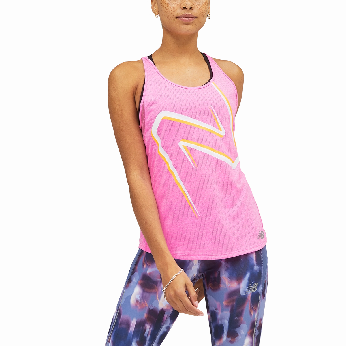 anti slip grip Women's Impact Run Graphic Tank
