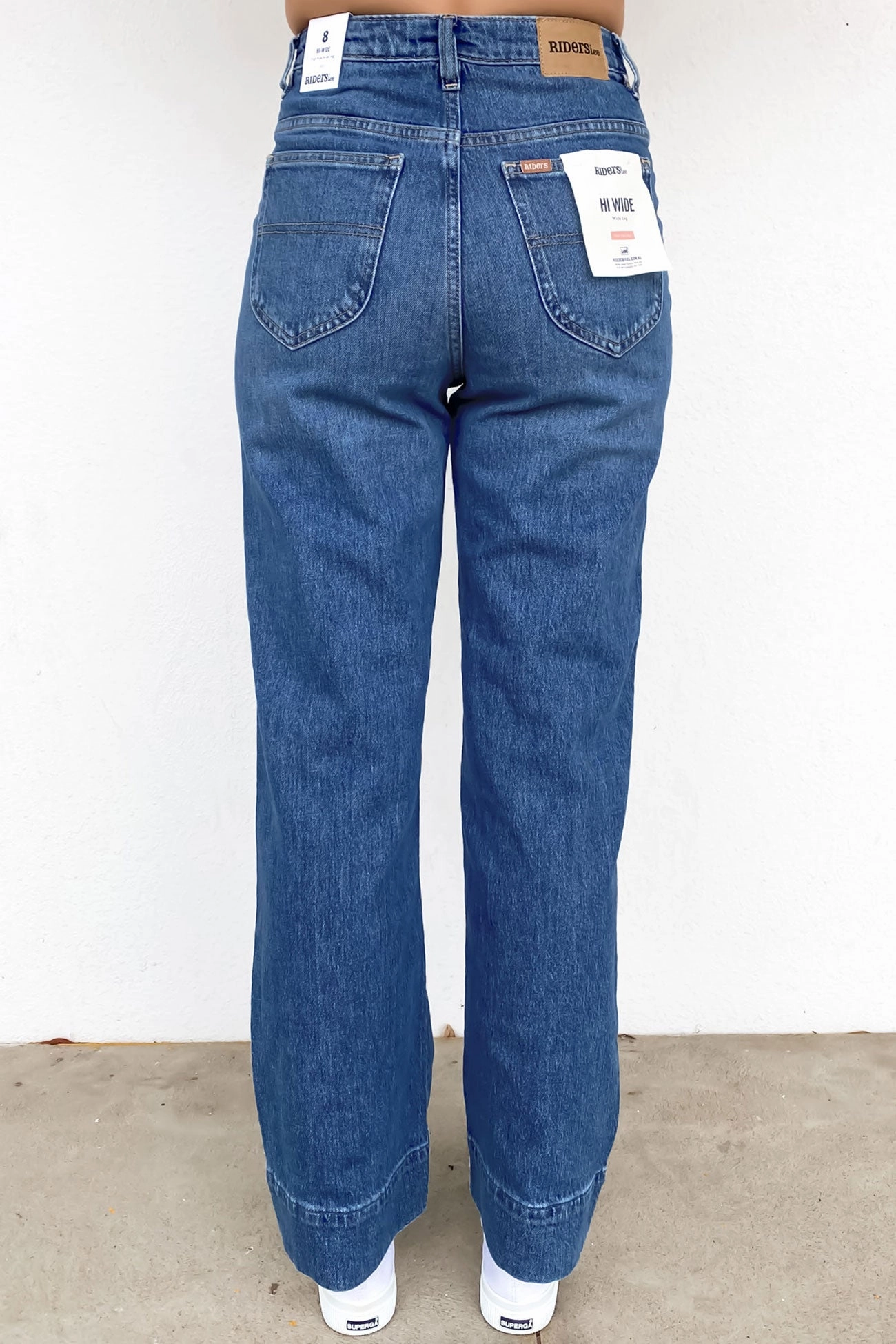 Hi Wide Leg Jean Bay Blue Sunny Vibes Vibrant Relaxed Style