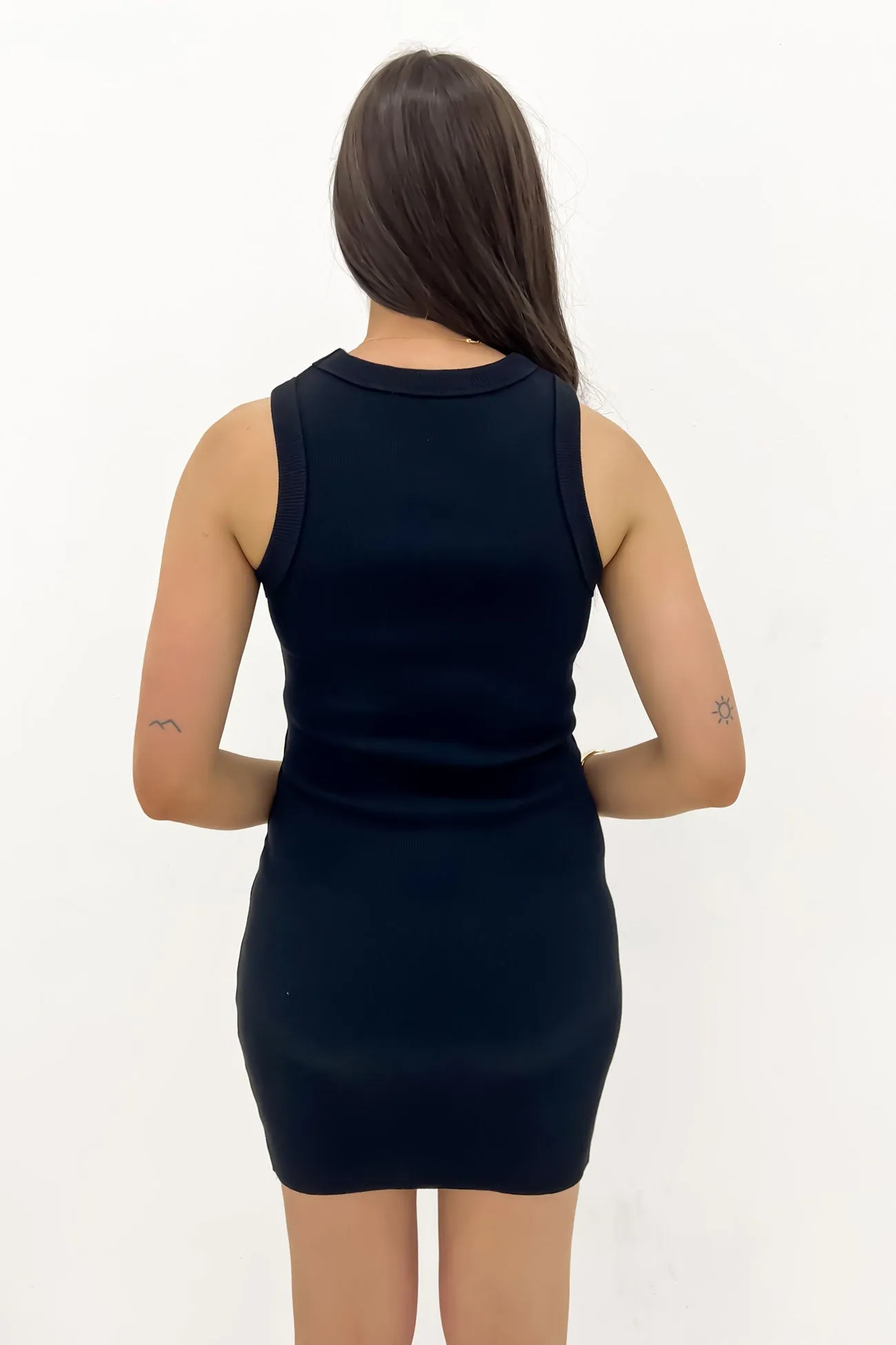 Frida Dress Black Soft Layers