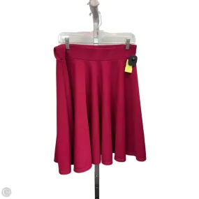 Chic Fit Adjustable Waist Skirt Mini & Short By Clothes Mentor In Pink, Size: Xl