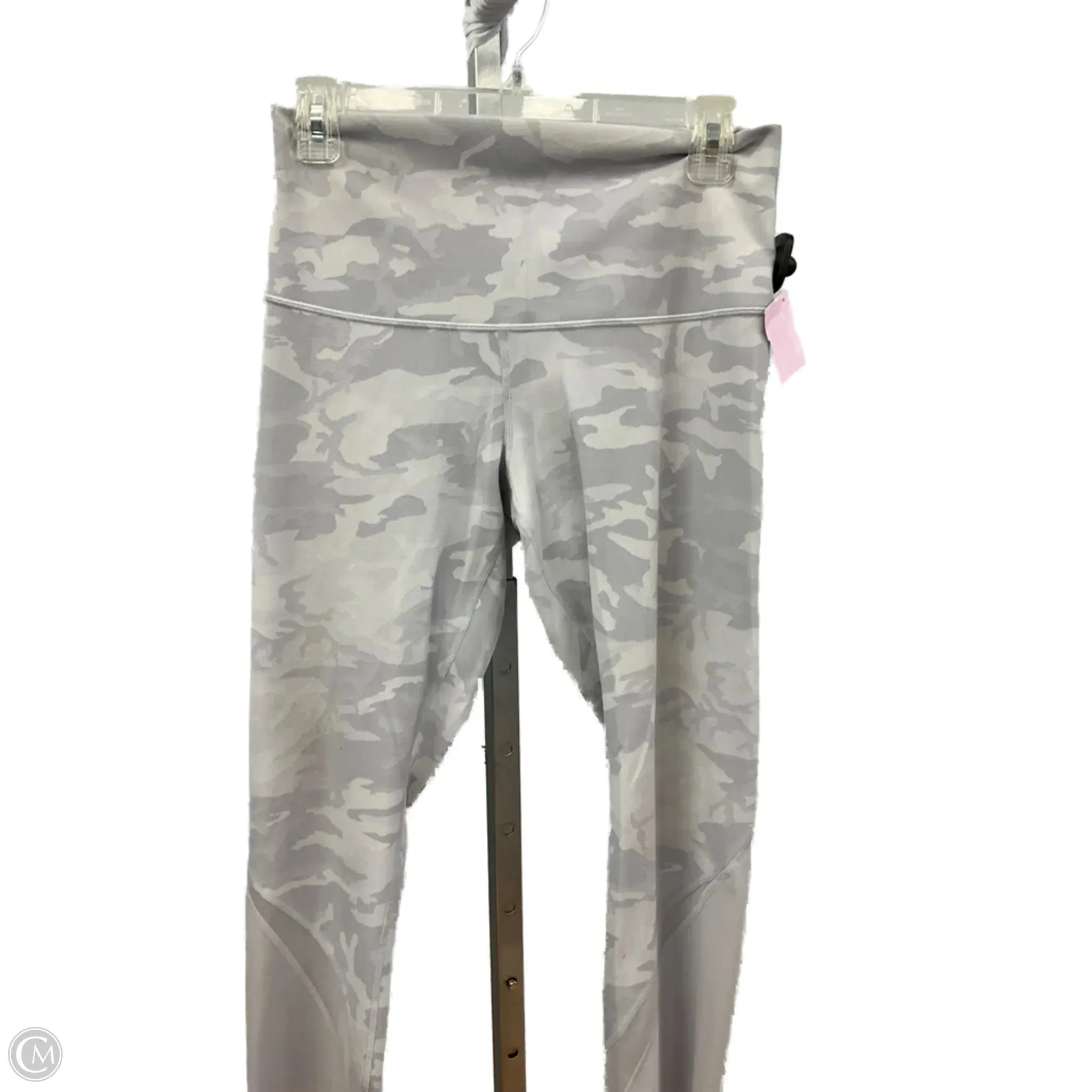 Stay Flexible HighWaistSupport Athletic Leggings Capris By Lululemon In Camouflage Print, Size: 10
