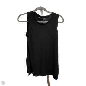 Recycled Polyester Material Flatlock Stitching Technique Top Sleeveless By Mercer And Madison In Black, Size: S