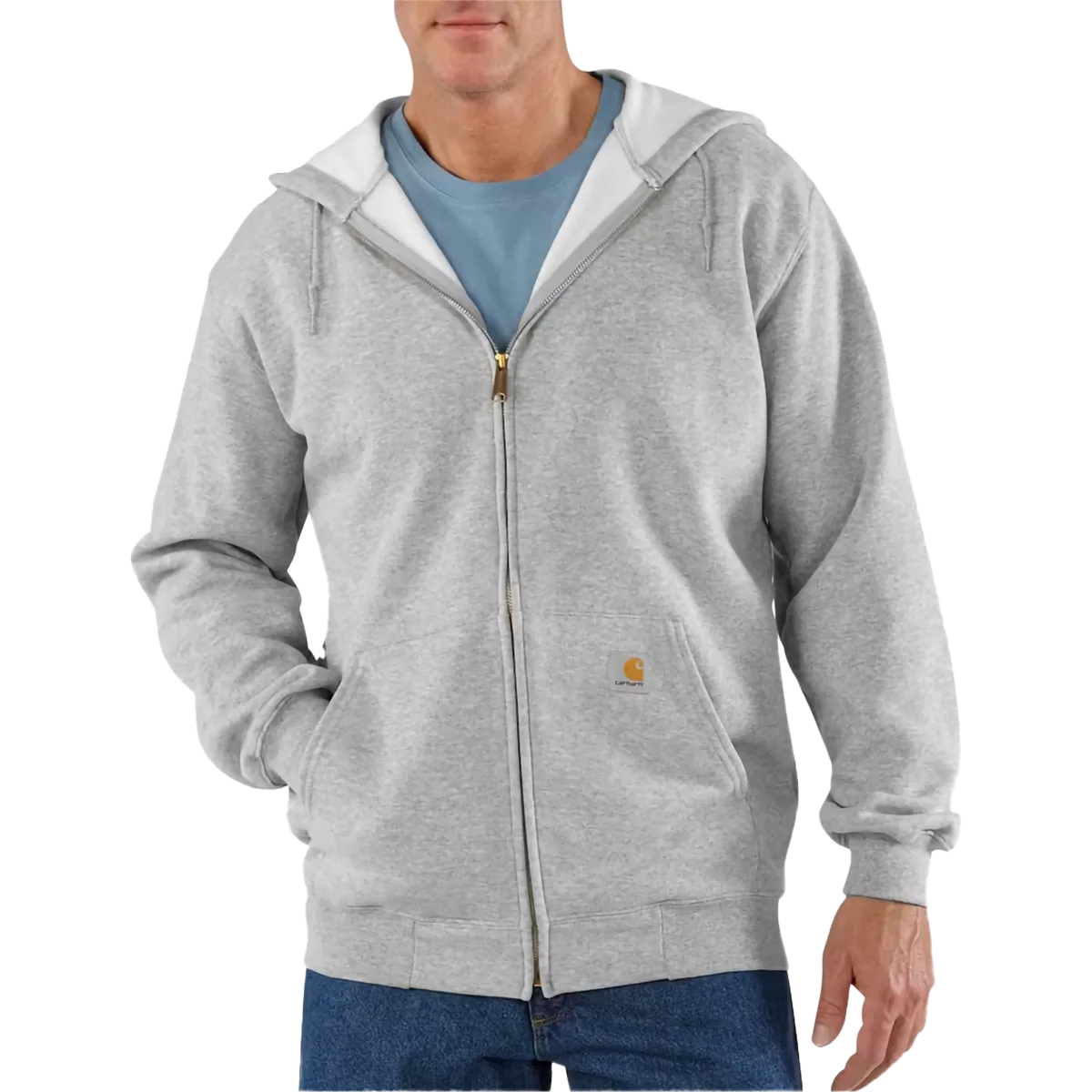 AntibacterialFinish Elegant Glow Men's Midweight Full Zip Sweatshirt