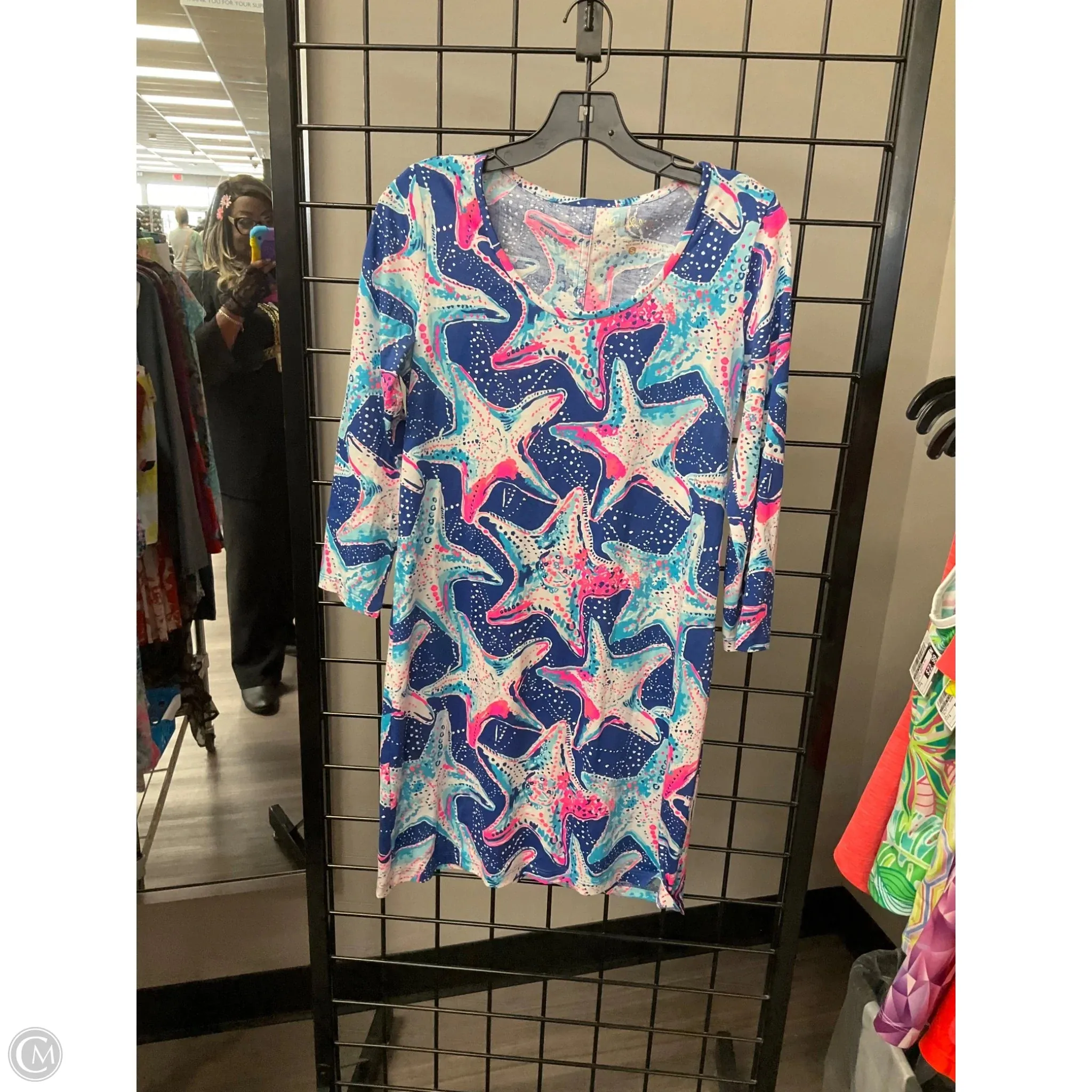 Dress Designer By Lilly Pulitzer In Multi-colored, Size: S Empire Waist